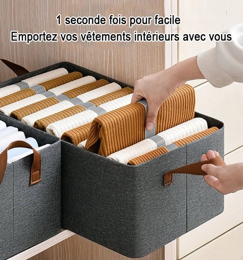 BOÎTE DE RANGEMENT POUR VÊTEMENTS